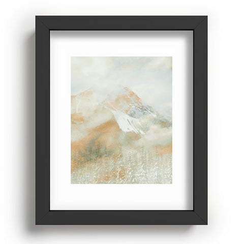 Caleb Troy Banff Gold Painted Christmas Recessed Framing Rectangle