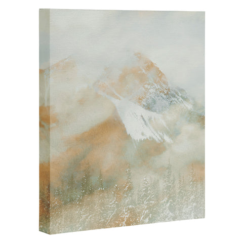 Caleb Troy Banff Gold Painted Christmas Art Canvas