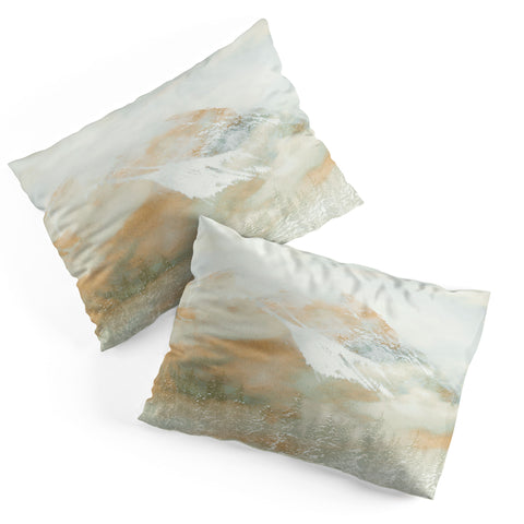 Caleb Troy Banff Gold Painted Christmas Pillow Shams