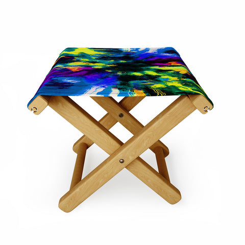 Caleb Troy Bat Crazy Clouds Folding Stool