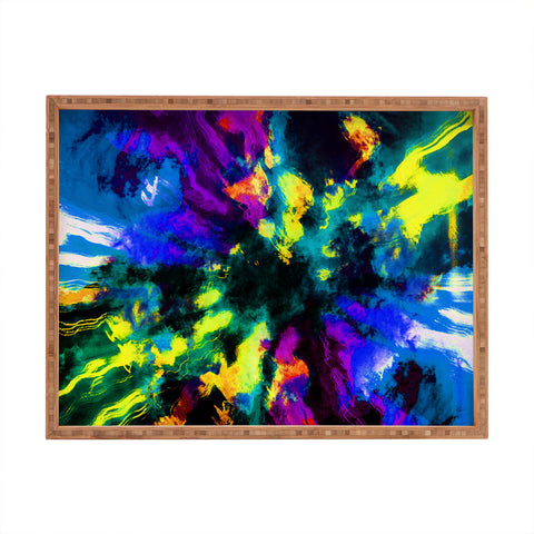 Caleb Troy Bat Crazy Clouds Rectangular Tray