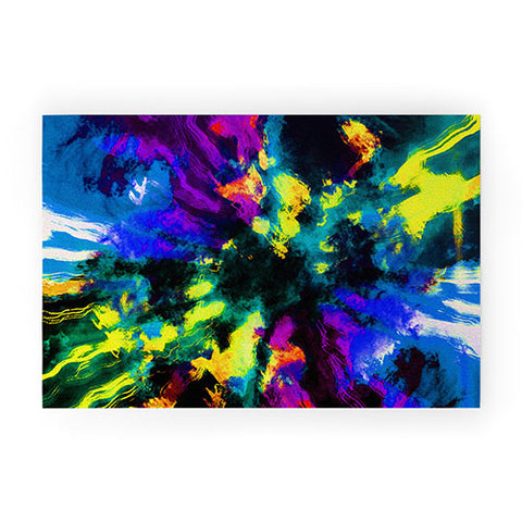 Caleb Troy Bat Crazy Clouds Welcome Mat