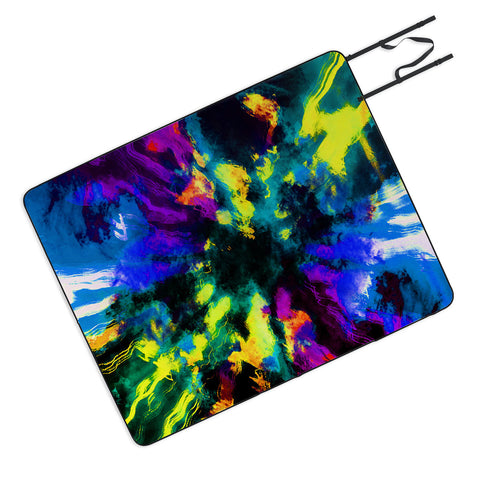 Caleb Troy Bat Crazy Clouds Picnic Blanket