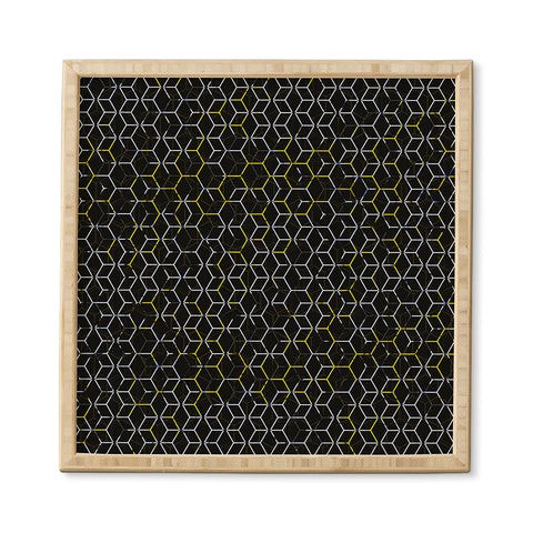 Caleb Troy Black And Yellow Beehive Framed Wall Art