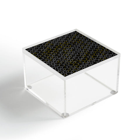 Caleb Troy Black And Yellow Beehive Acrylic Box