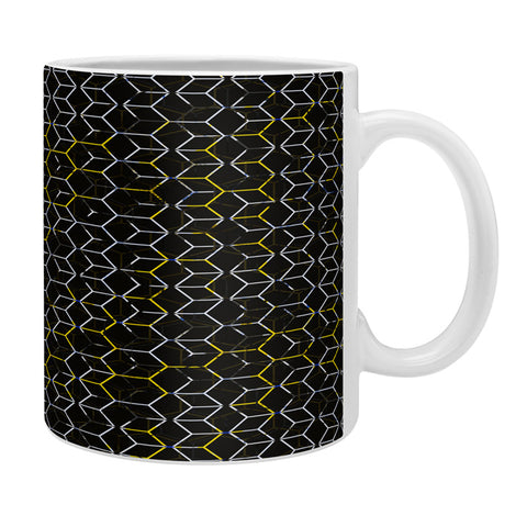 Caleb Troy Black And Yellow Beehive Coffee Mug