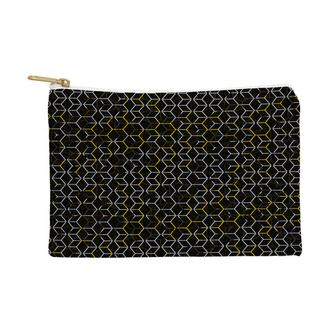 Caleb Troy Black And Yellow Beehive Pouch