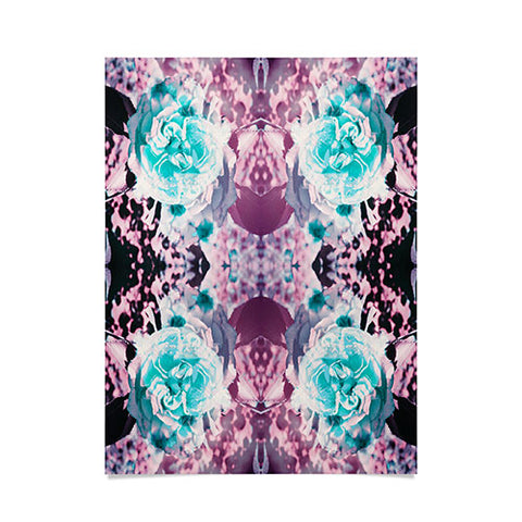 Caleb Troy Black Light Garden Poster