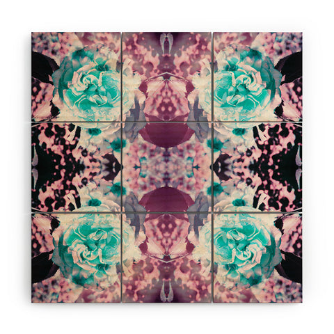 Caleb Troy Black Light Garden Wood Wall Mural