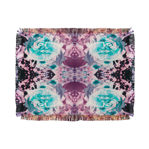 Caleb Troy Black Light Garden Throw Blanket