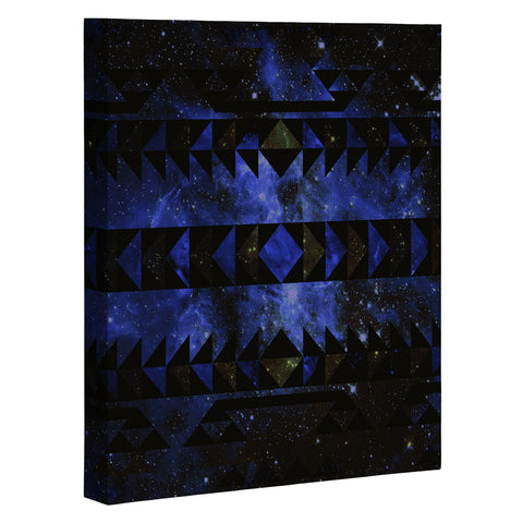 Caleb Troy Blue Stellar Dust Art Canvas