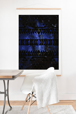 Caleb Troy Blue Stellar Dust Art Print And Hanger