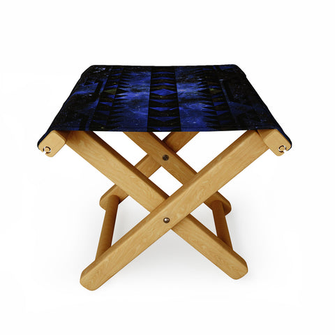 Caleb Troy Blue Stellar Dust Folding Stool