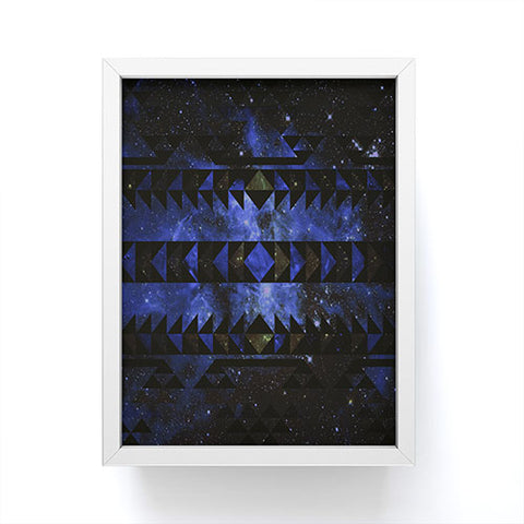 Caleb Troy Blue Stellar Dust Framed Mini Art Print