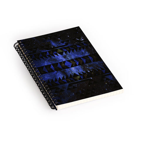 Caleb Troy Blue Stellar Dust Spiral Notebook