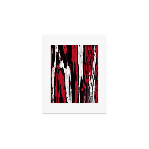Caleb Troy Crimson Coal Splinters Art Print