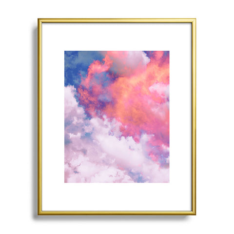 Caleb Troy Ember Flow Metal Framed Art Print
