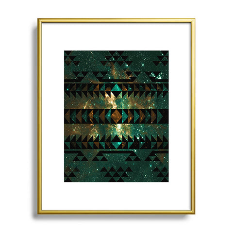 Caleb Troy Gatsby Dust Tribal Metal Framed Art Print