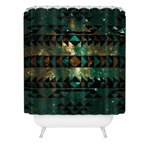 Caleb Troy Gatsby Dust Tribal Shower Curtain