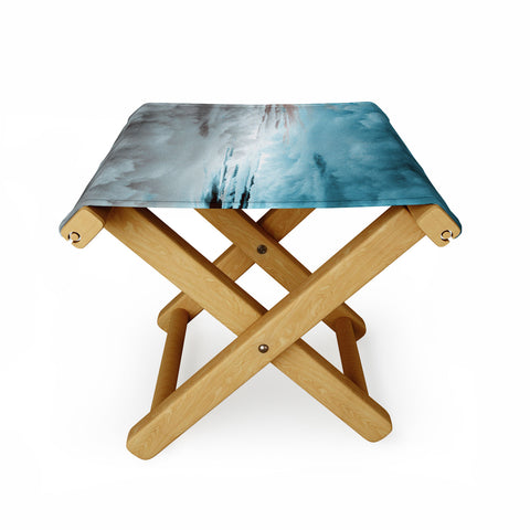 Caleb Troy Glacier Painted Clouds Folding Stool