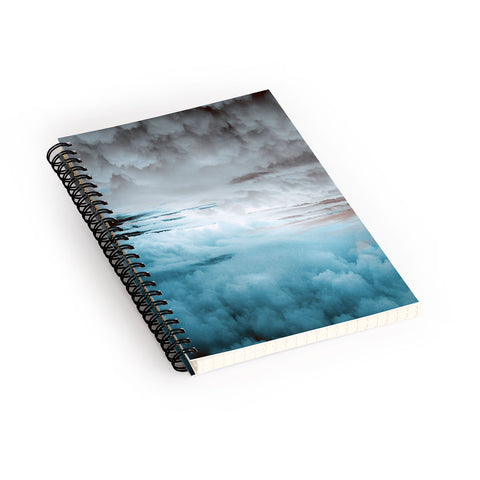 Caleb Troy Glacier Painted Clouds Spiral Notebook