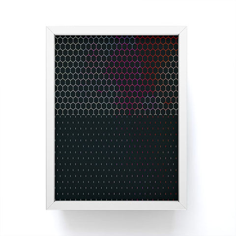Caleb Troy HoneyComb Arcade Framed Mini Art Print