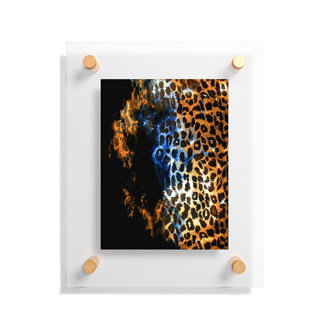 Caleb Troy Leopard Storm Floating Acrylic Print