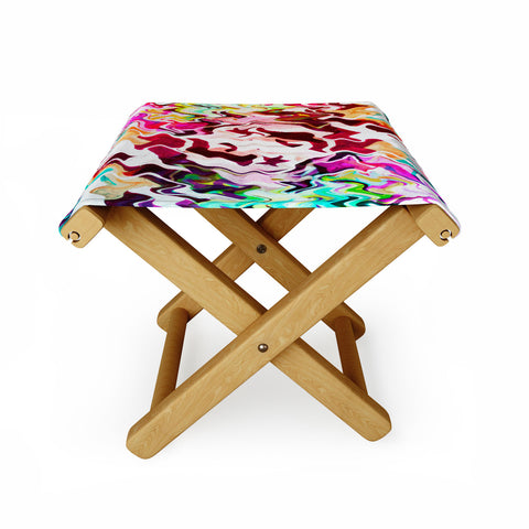 Caleb Troy Melted Graffiti Folding Stool