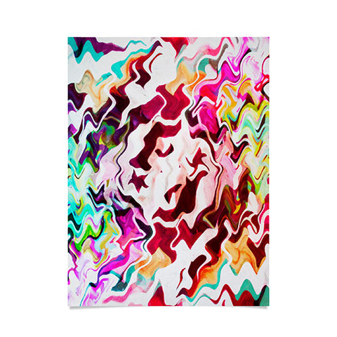 Caleb Troy Melted Graffiti Poster