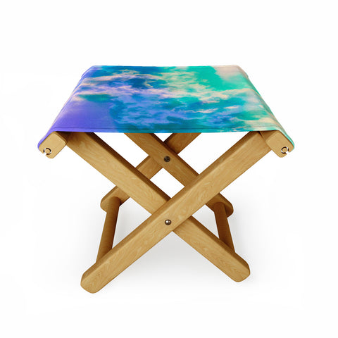 Caleb Troy Mountain Meadow Painted Clouds Folding Stool