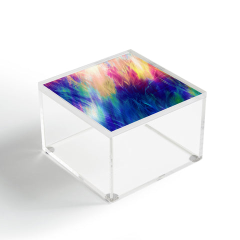 Caleb Troy Paint Feathers In The Sky Acrylic Box