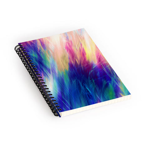 Caleb Troy Paint Feathers In The Sky Spiral Notebook