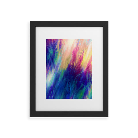 Caleb Troy Paint Feathers In The Sky Framed Art Print