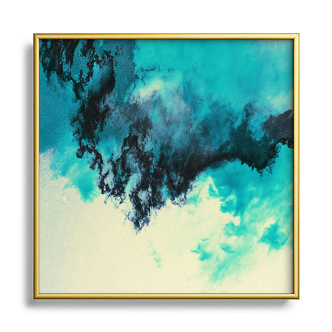 Caleb Troy Painted Clouds V Metal Square Framed Art Print
