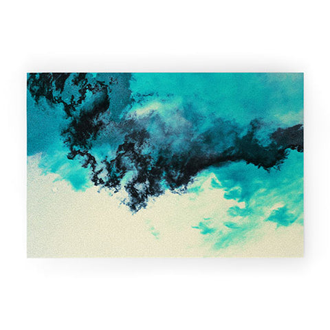 Caleb Troy Painted Clouds V Welcome Mat