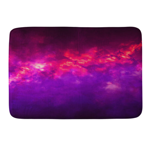 Caleb Troy Painted Clouds Vapors I Memory Foam Bath Mat