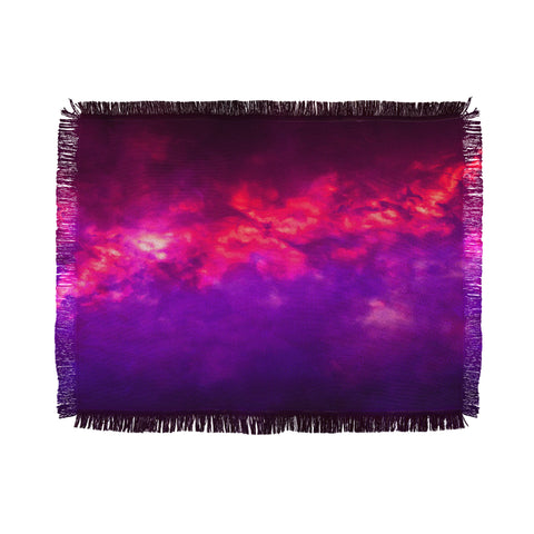 Caleb Troy Painted Clouds Vapors I Throw Blanket