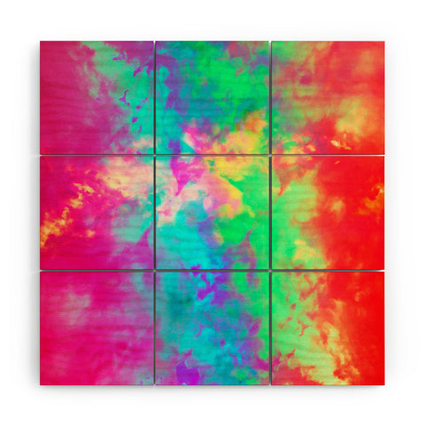 Caleb Troy Painted Clouds Vapors II Wood Wall Mural