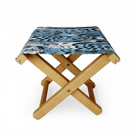 Caleb Troy Placid Blue Safari Folding Stool
