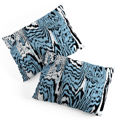 Caleb Troy Placid Blue Safari Pillow Shams