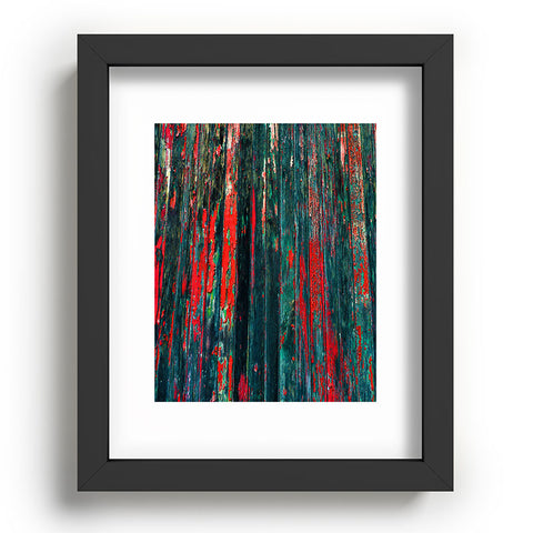 Caleb Troy Red Splinters Recessed Framing Rectangle