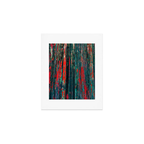 Caleb Troy Red Splinters Art Print