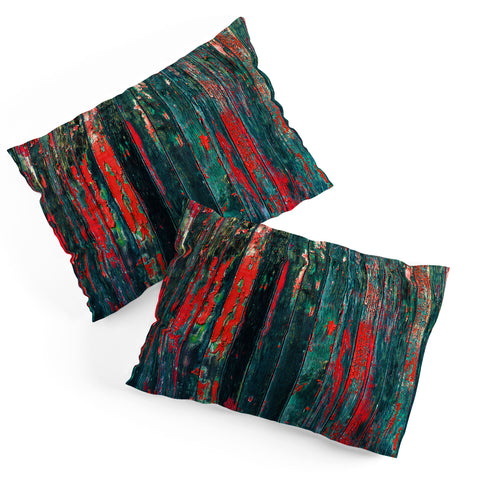 Caleb Troy Red Splinters Pillow Shams