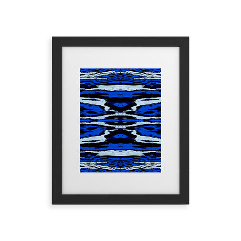 Caleb Troy Royal Coal Splinters Framed Art Print
