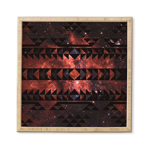 Caleb Troy Rusted Galaxy Tribal Framed Wall Art