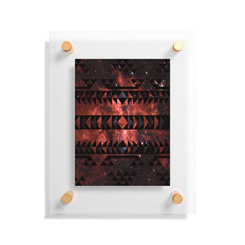 Caleb Troy Rusted Galaxy Tribal Floating Acrylic Print