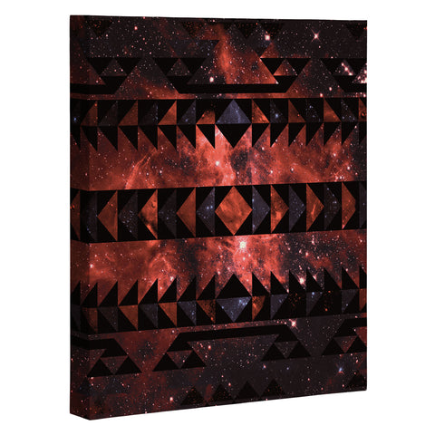 Caleb Troy Rusted Galaxy Tribal Art Canvas