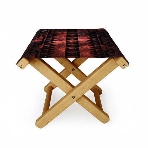 Caleb Troy Rusted Galaxy Tribal Folding Stool