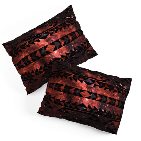 Caleb Troy Rusted Galaxy Tribal Pillow Shams