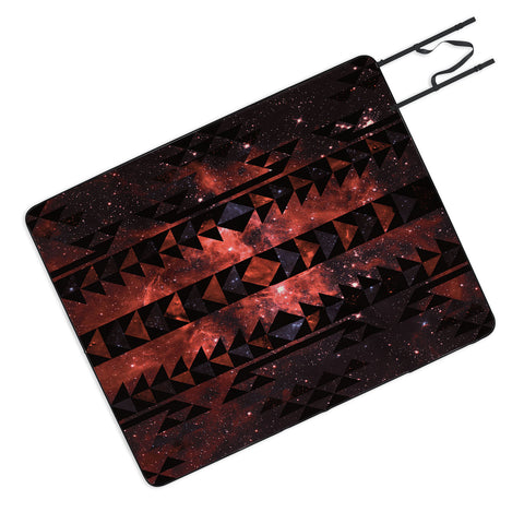 Caleb Troy Rusted Galaxy Tribal Picnic Blanket